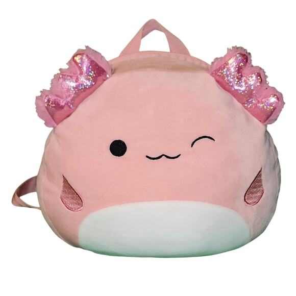 RARE Squishmallows Winking ARCHIE Axolotl Plush Backpack PRIMARK EXCLUSIVE NWT - Picture 10 of 10